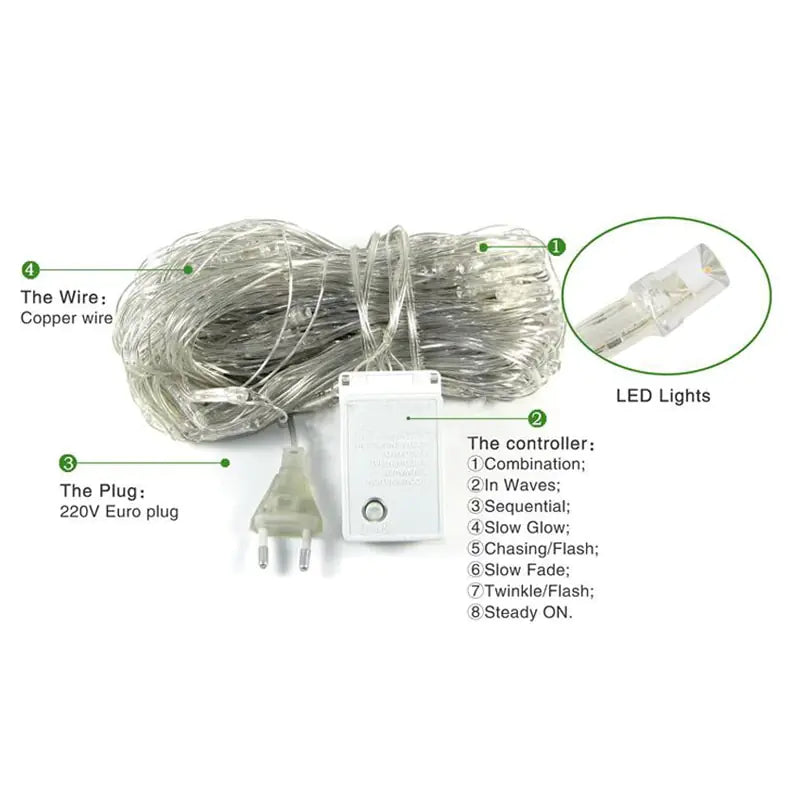 Christmas LED String Lights - Decorative Starry Lights